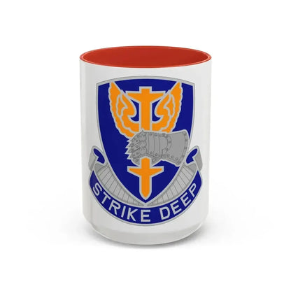 309 Aviation Battalion 2 (U.S. Army) Accent Coffee Mug 15oz Red - Go Mug Yourself