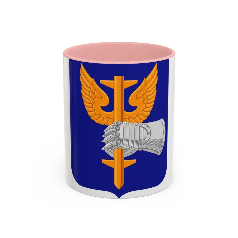 309 Aviation Battalion (U.S. Army) Accent Coffee Mug-11oz-Pink-Go Mug Yourself