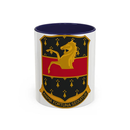 309 Cavalry Regiment (U.S. Army) Accent Coffee Mug-11oz-Navy-Go Mug Yourself