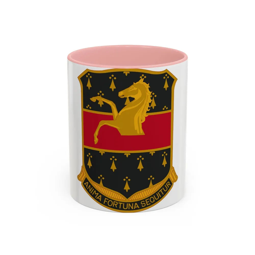 309 Cavalry Regiment (U.S. Army) Accent Coffee Mug-11oz-Pink-Go Mug Yourself