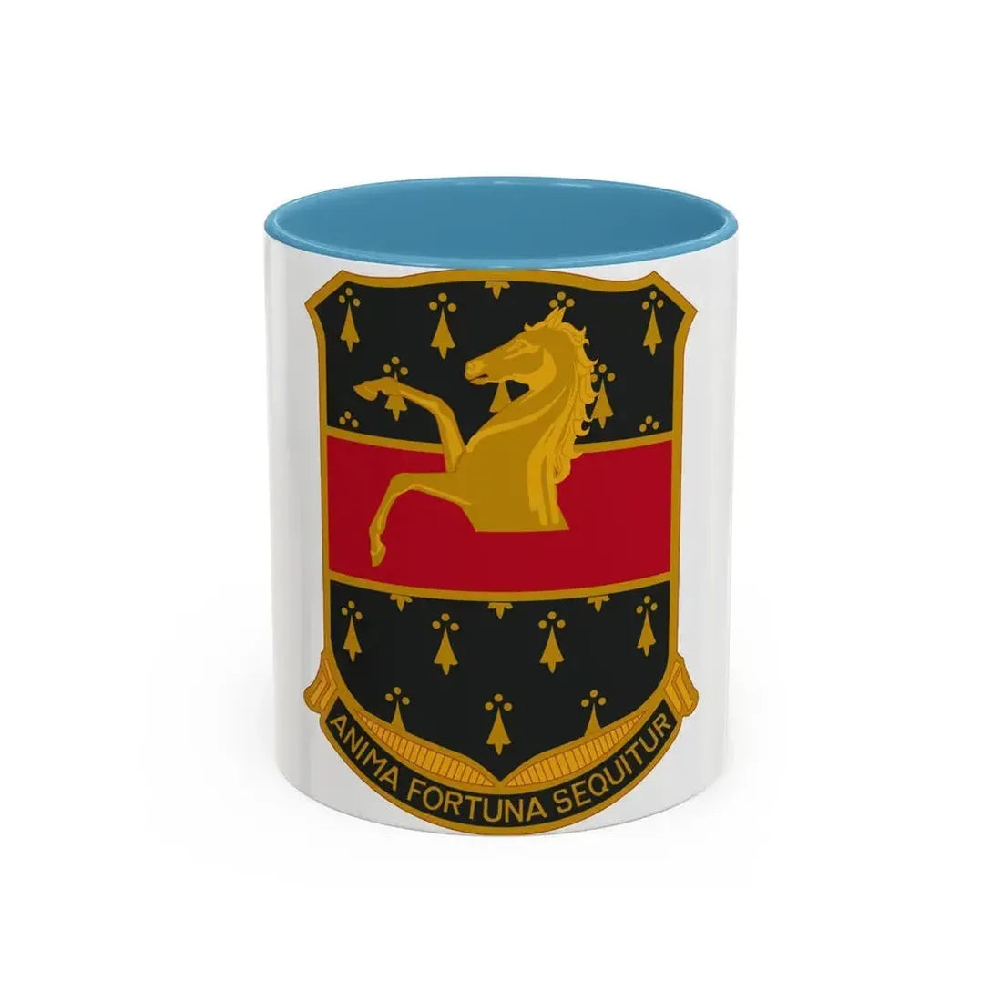 309 Cavalry Regiment (U.S. Army) Accent Coffee Mug 11oz Light Blue - Go Mug Yourself