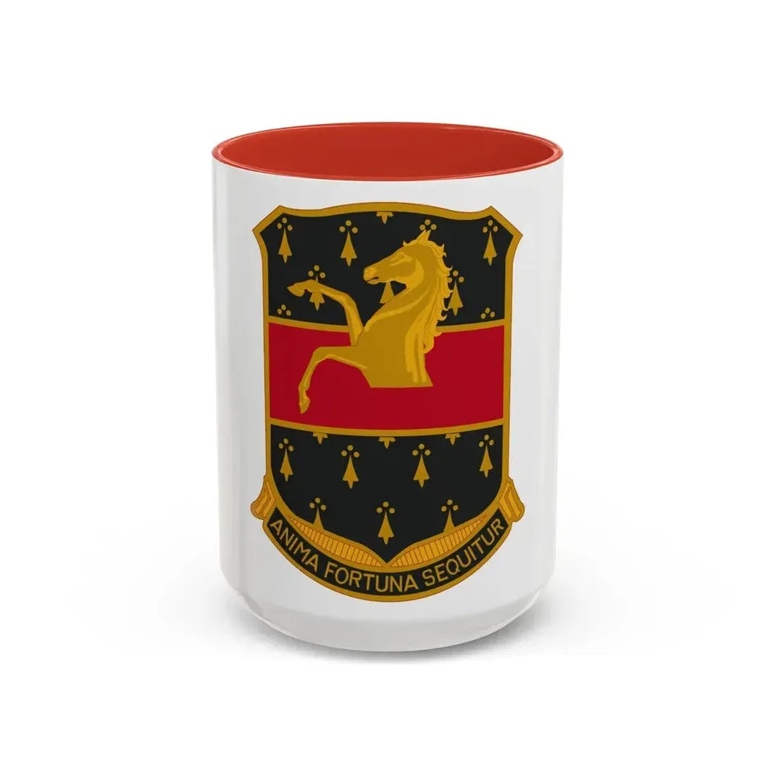 309 Cavalry Regiment (U.S. Army) Accent Coffee Mug 15oz Red - Go Mug Yourself