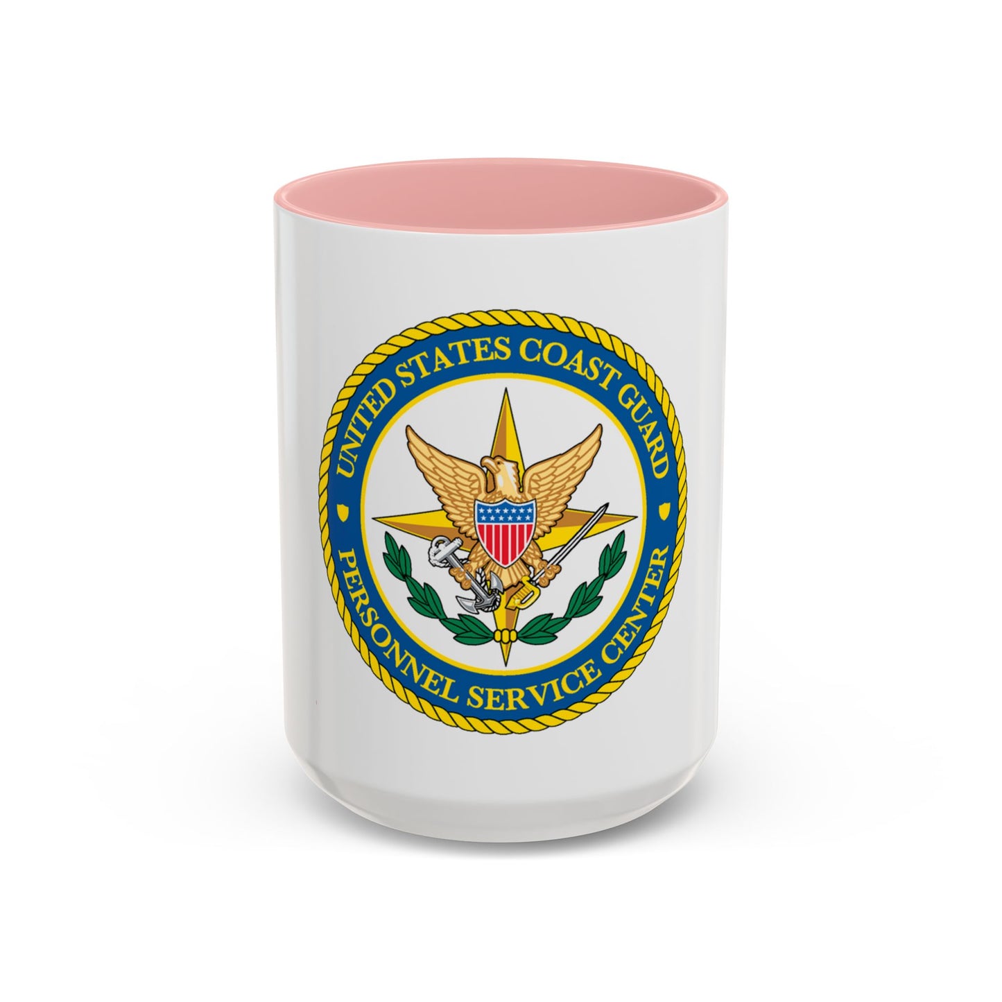 USCG Personnel Service Center (U.S. Coast Guard) Accent Coffee Mug
