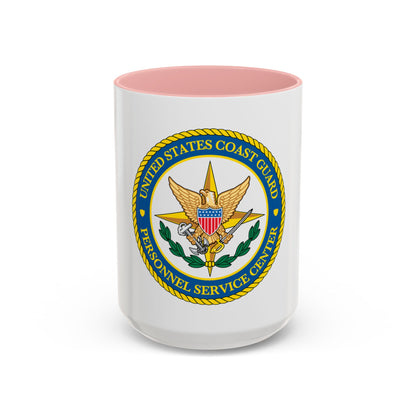 USCG Personnel Service Center (U.S. Coast Guard) Accent Coffee Mug
