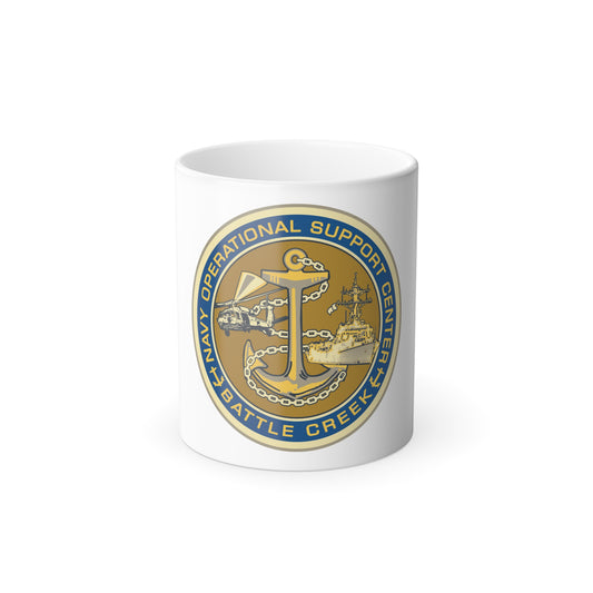 NOSC BC SHIELD (U.S. Navy) Color Changing Mug 11oz