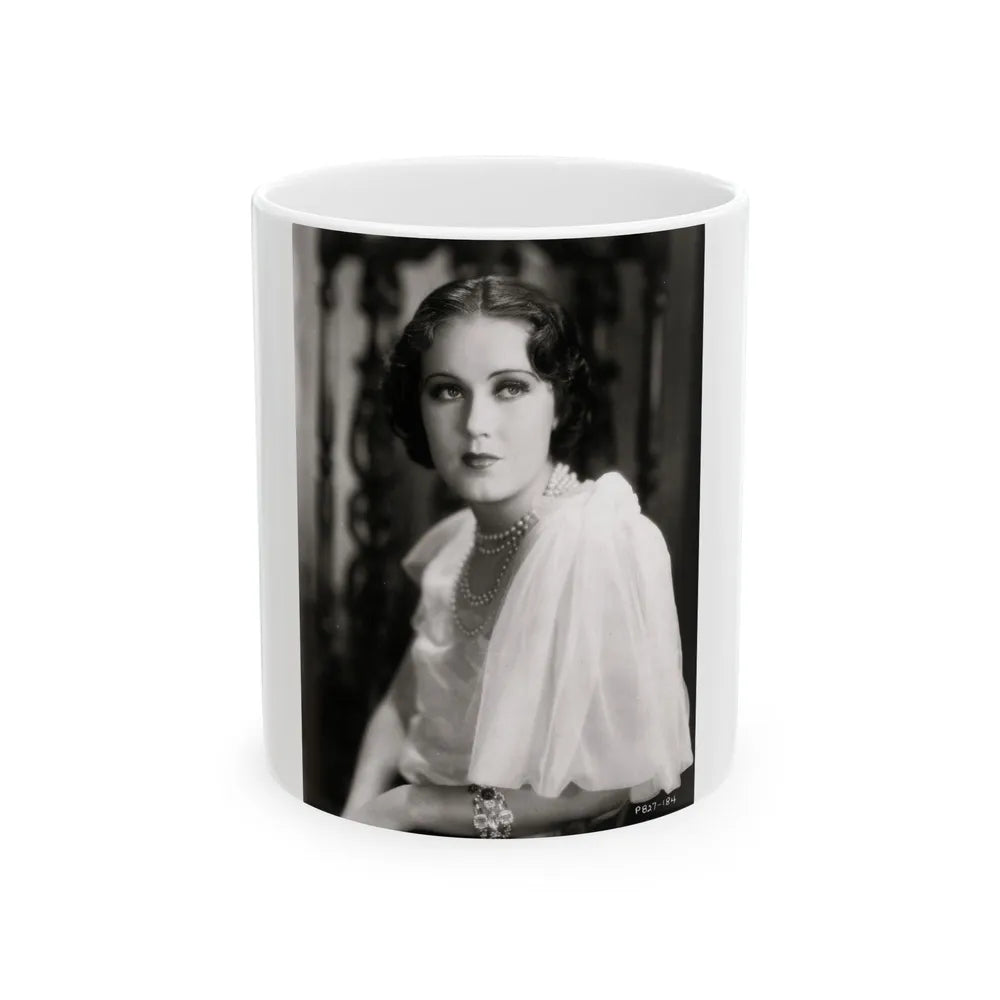 Fay Wray #209 (Vintage Female Icon) White Coffee Mug-11oz-Go Mug Yourself