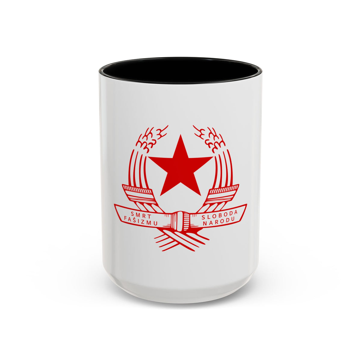 Emblem of the State Anti-fascist Council for the National Liberation of Croatia - Accent Coffee Mug