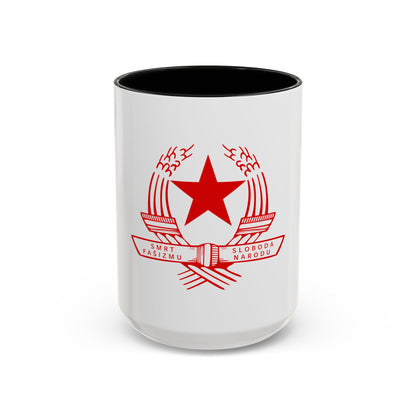 Emblem of the State Anti-fascist Council for the National Liberation of Croatia - Accent Coffee Mug