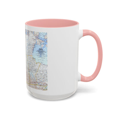 Canada - Western (1966) (Map) Accent Coffee Mug