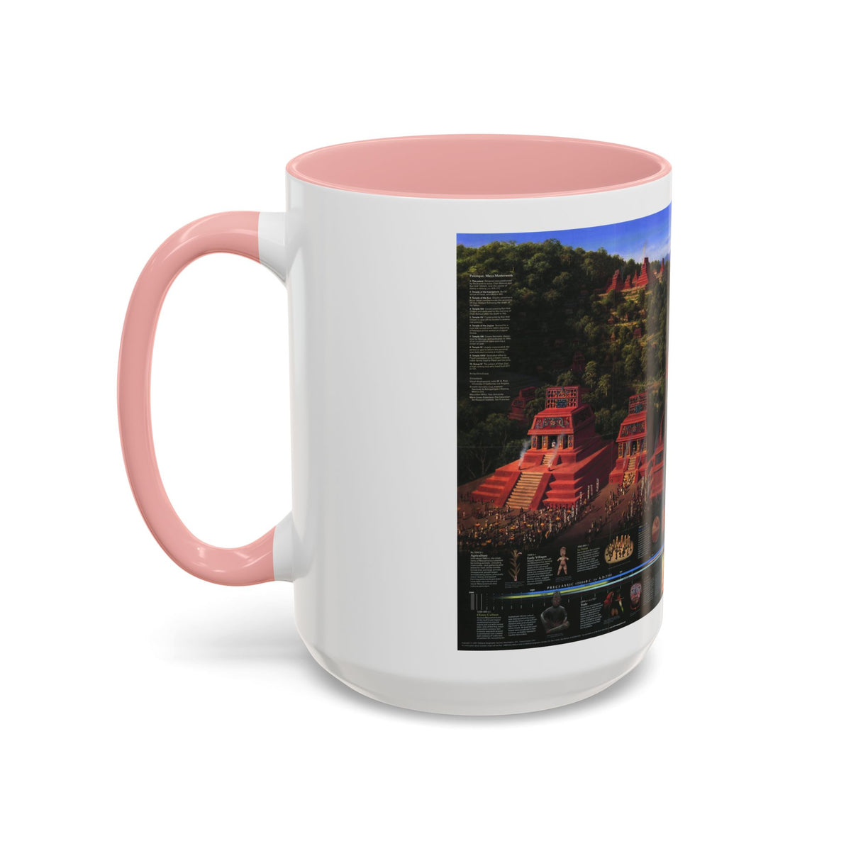 North America - The Mesoamericans (1997) (Map) Accent Coffee Mug