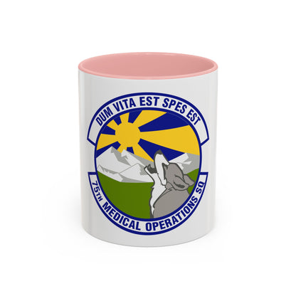 75th Medical Operations Squadron (U.S. Air Force) Accent Coffee Mug
