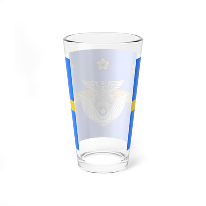 Flag of the Lieutenent General of the Air Self Defense Force Japan (Japan) Pint Glass 16oz