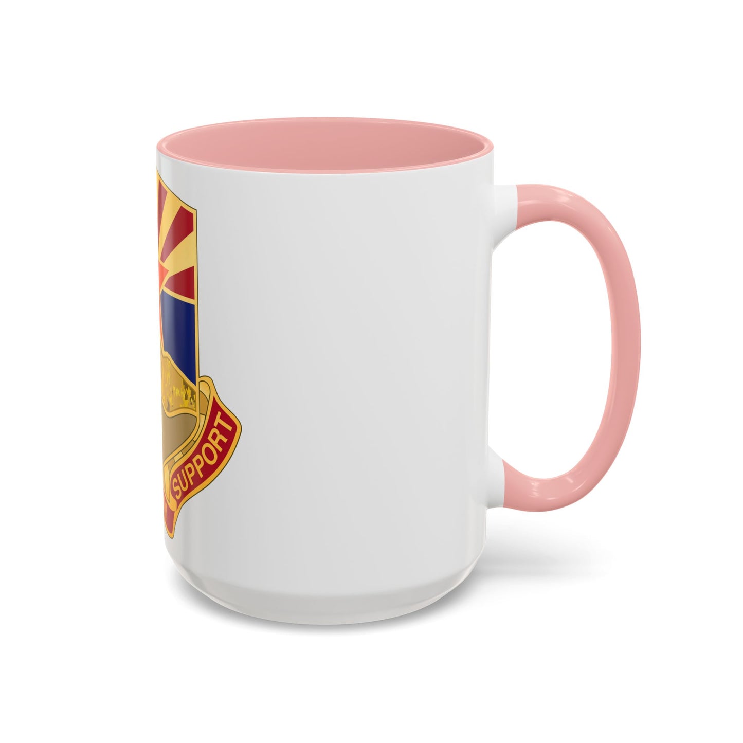 Tasse à café décorative du groupe de soutien régional 198 (armée américaine)