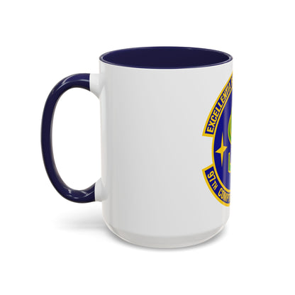 97th Comptroller Squadron (U.S. Air Force) Accent Coffee Mug