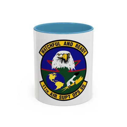 11 Air Support Operations Squadron ACC (U.S. Air Force) Accent Coffee Mug
