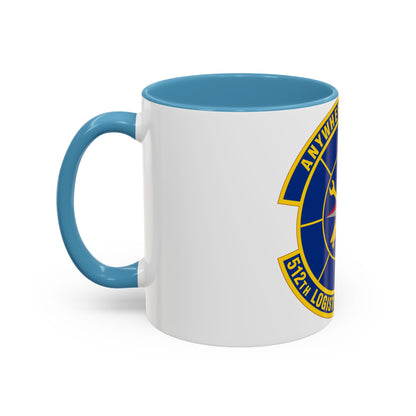 512 Logistics Readiness Squadron AFRC (U.S. Air Force) Accent Coffee Mug