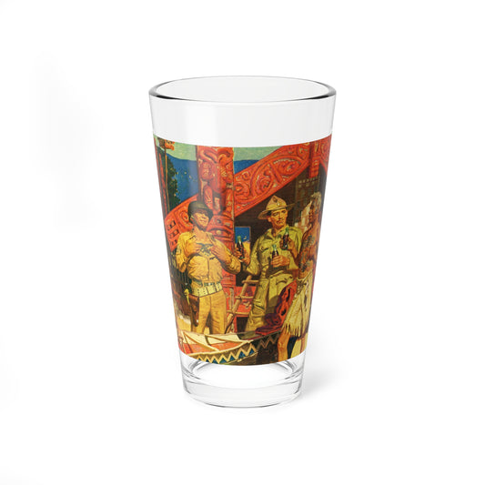 Have a 'Coke' = Kia Ora, Coca-Cola adv - Pint Glass 16oz
