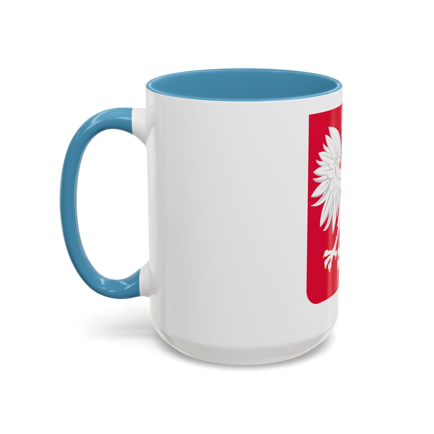 Coat of arms of Poland (1980-1990) - Accent Coffee Mug