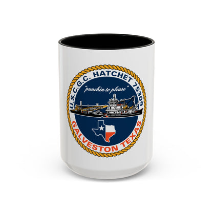 USCGC Hatchet 75309 Galveston TX (U.S. Coast Guard) Accent Coffee Mug