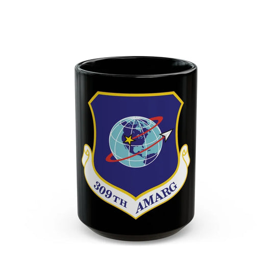 309th Aerospace Maintenance & Regeneration Group (U.S. Air Force) Black Coffee Mug-15oz-Go Mug Yourself