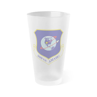 309th Aerospace Maintenance & Regeneration Group (U.S. Air Force) Frosted Pint Glass 16oz-16oz-Frosted-Go Mug Yourself