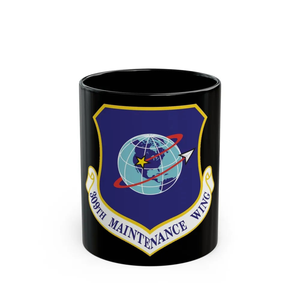 309th Maintenance Wing (U.S. Air Force) Black Coffee Mug-11oz-Go Mug Yourself