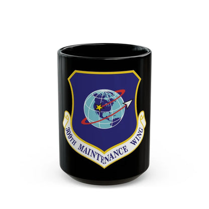 309th Maintenance Wing (U.S. Air Force) Black Coffee Mug-15oz-Go Mug Yourself