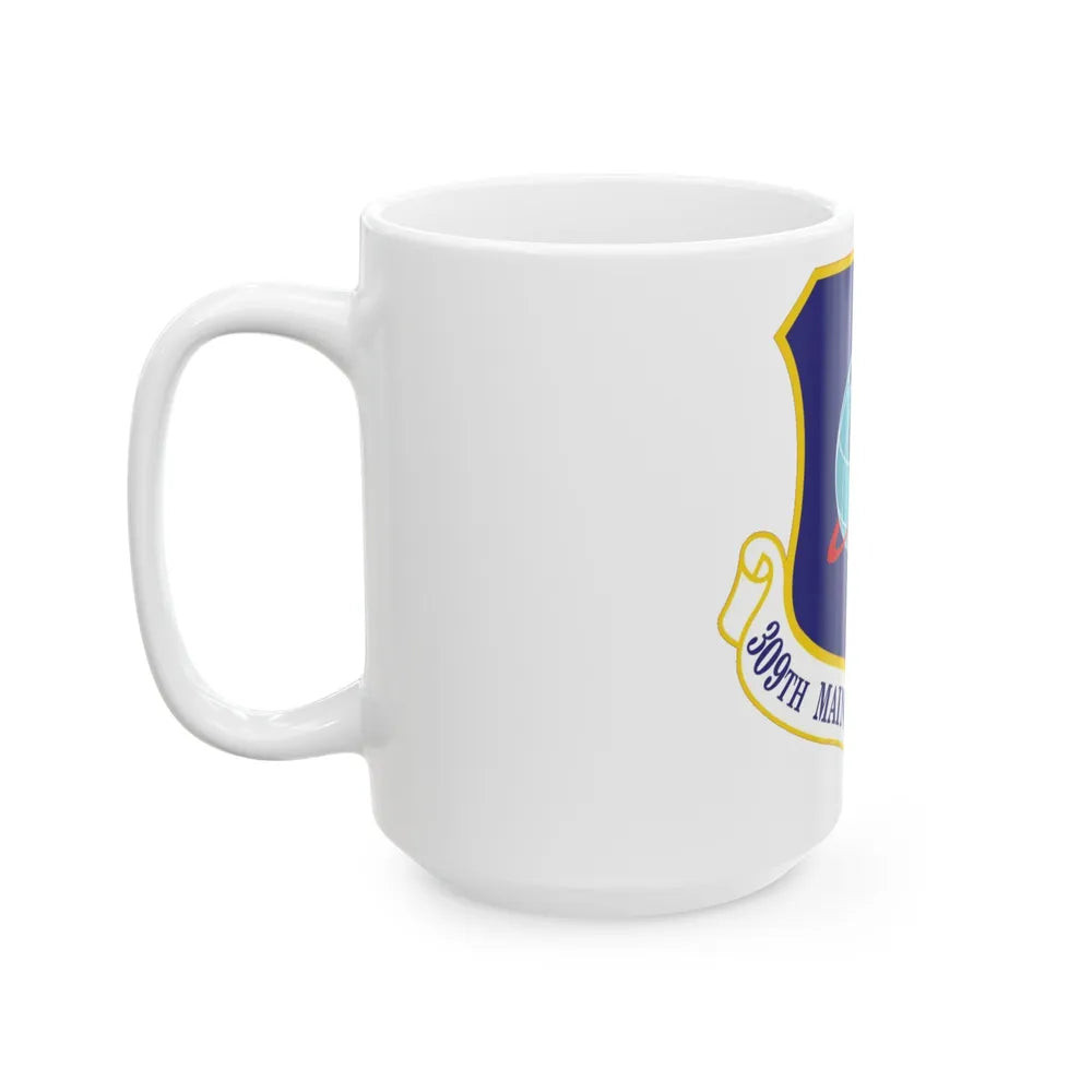 309th Maintenance Wing (U.S. Air Force) White Coffee Mug-Go Mug Yourself