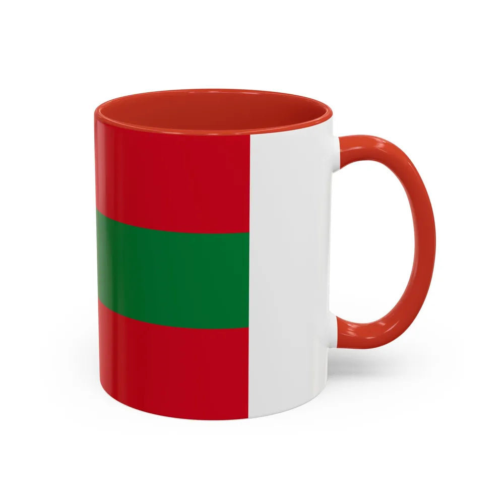 Flag of Ambato Ecuador - Accent Coffee Mug-Go Mug Yourself