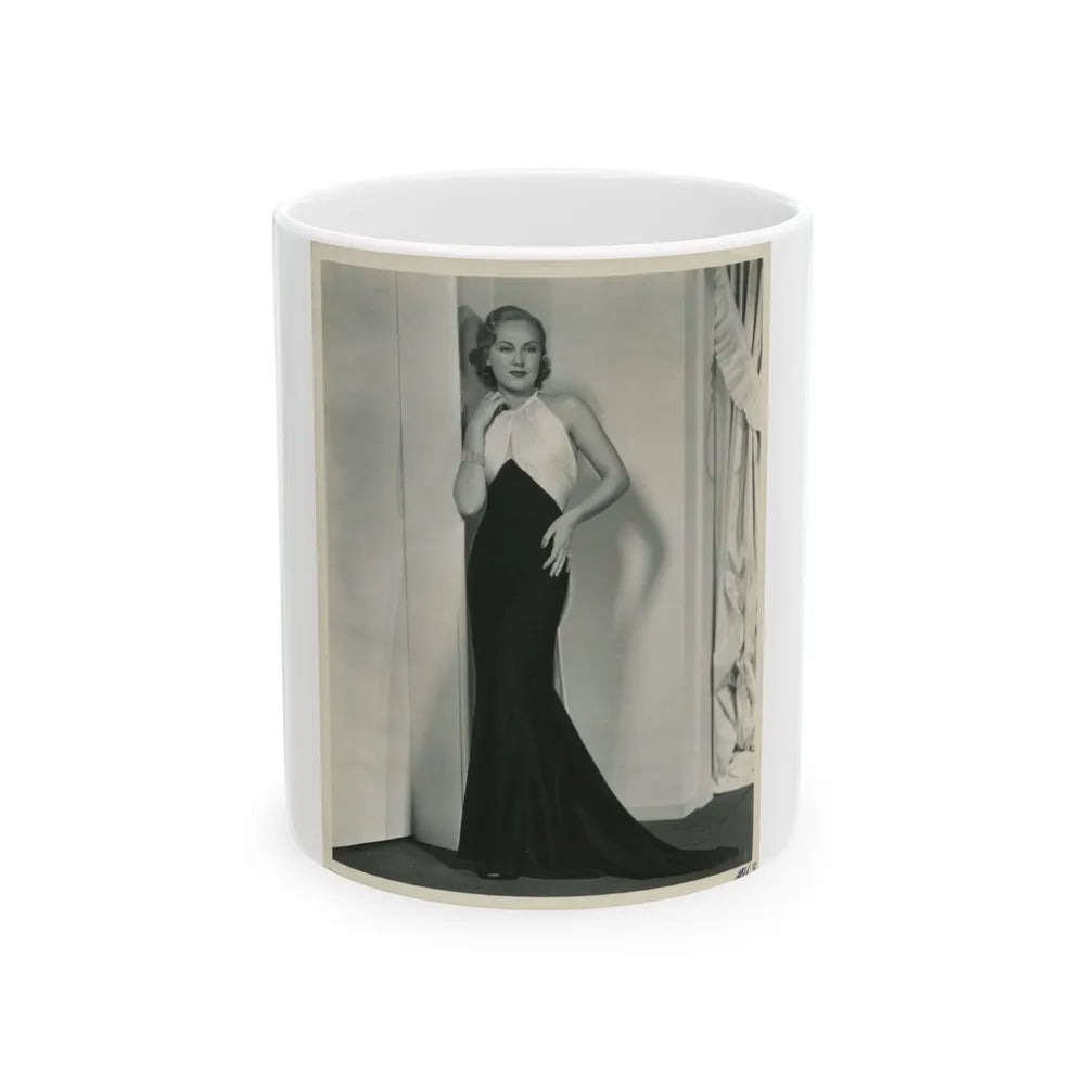 Fay Wray #193 (Vintage Female Icon) White Coffee Mug-11oz-Go Mug Yourself