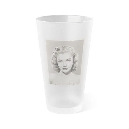 Lori Nelson #02 - 8.25x10 Head & Shoulder B&W Glamour Portrait Vintage Photo from 1-11-1952 1 (Vintage Female Icon) Frosted Pint 16oz-16oz-Frosted-Go Mug Yourself