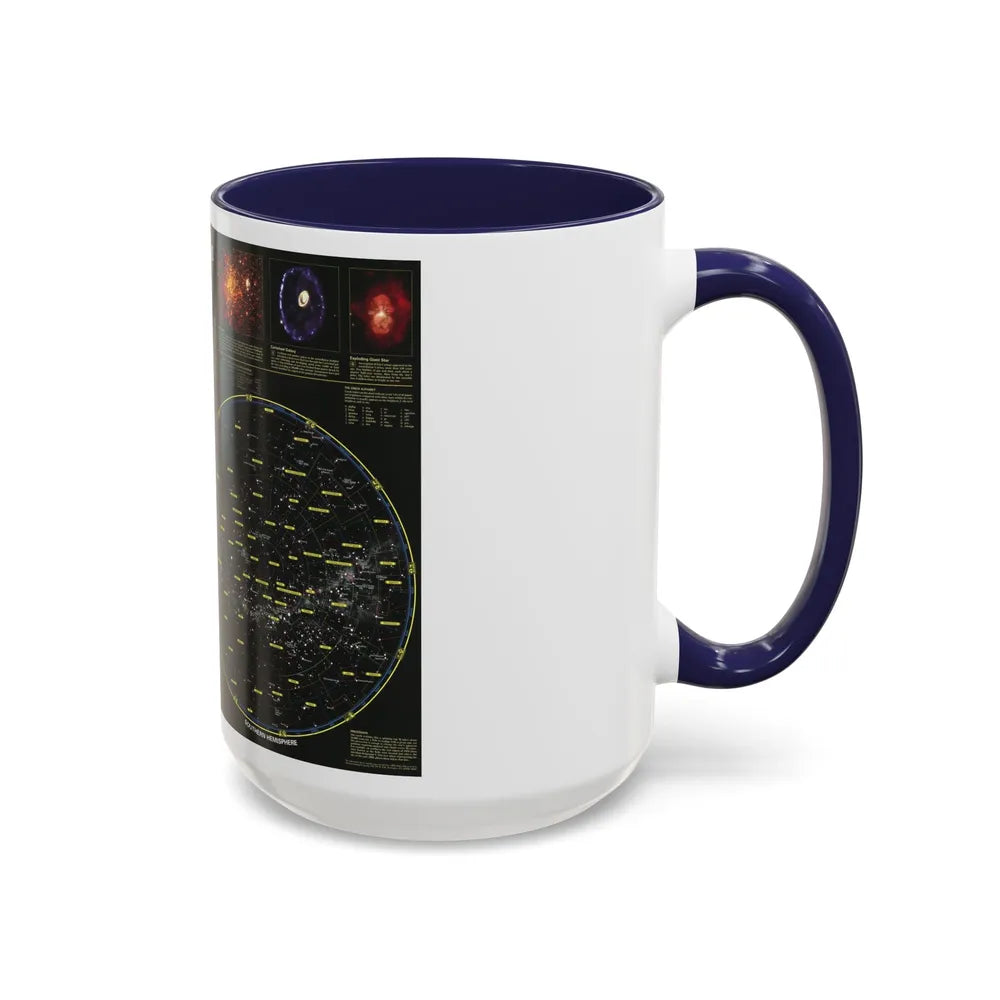 Heavens, The (1995) (Map) Accent Coffee Mug-Go Mug Yourself