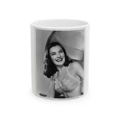 Ella Raines #203 (Vintage Female Icon) White Coffee Mug-11oz-Go Mug Yourself