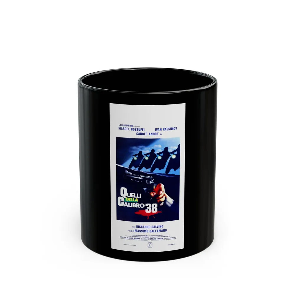 COLT 38 SPECIAL SQUAD (2) 1976 Movie Poster - Black Coffee Mug-11oz-Go Mug Yourself