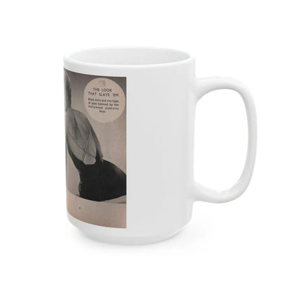 Kim Novak #161 - Scanned Mag. 66 Photos (Vintage Female Icon) White Coffee Mug-Go Mug Yourself