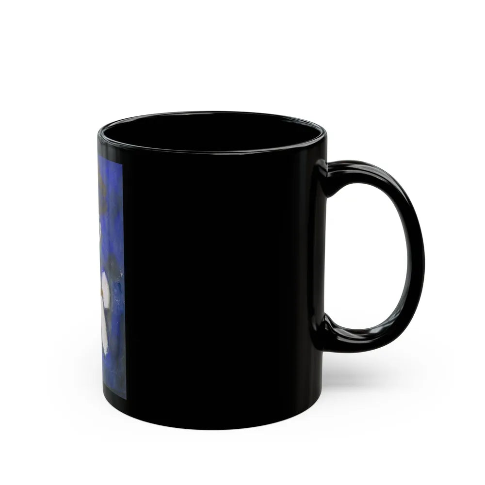 Blue Beads - Black Coffee Mug-Go Mug Yourself