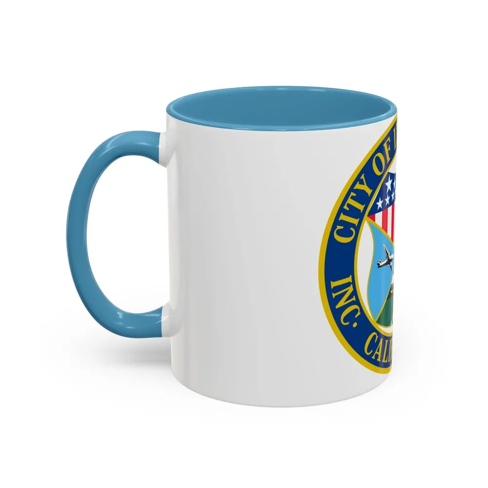 Seal of Inglewood California - Accent Coffee Mug-Go Mug Yourself