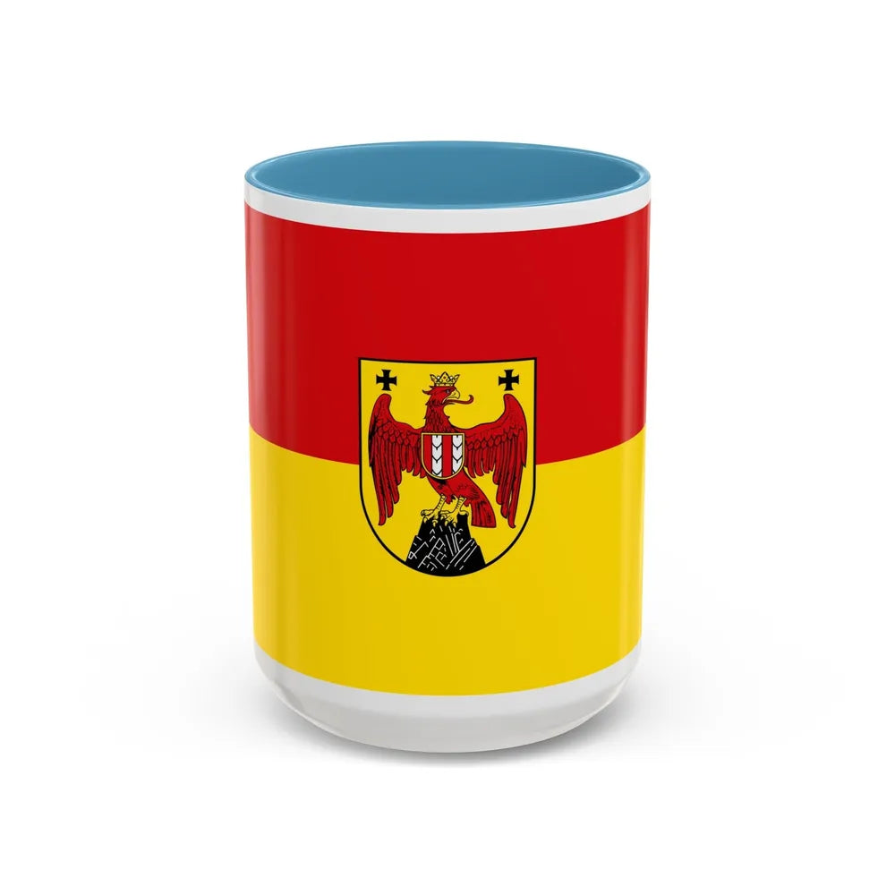 Flag of Burgenland Austria - Accent Coffee Mug-15oz-Light Blue-Go Mug Yourself