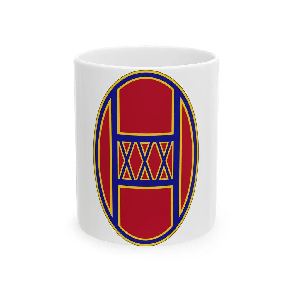 30th Armored Brigade (U.S. Army) White Coffee Mug-11oz-Go Mug Yourself