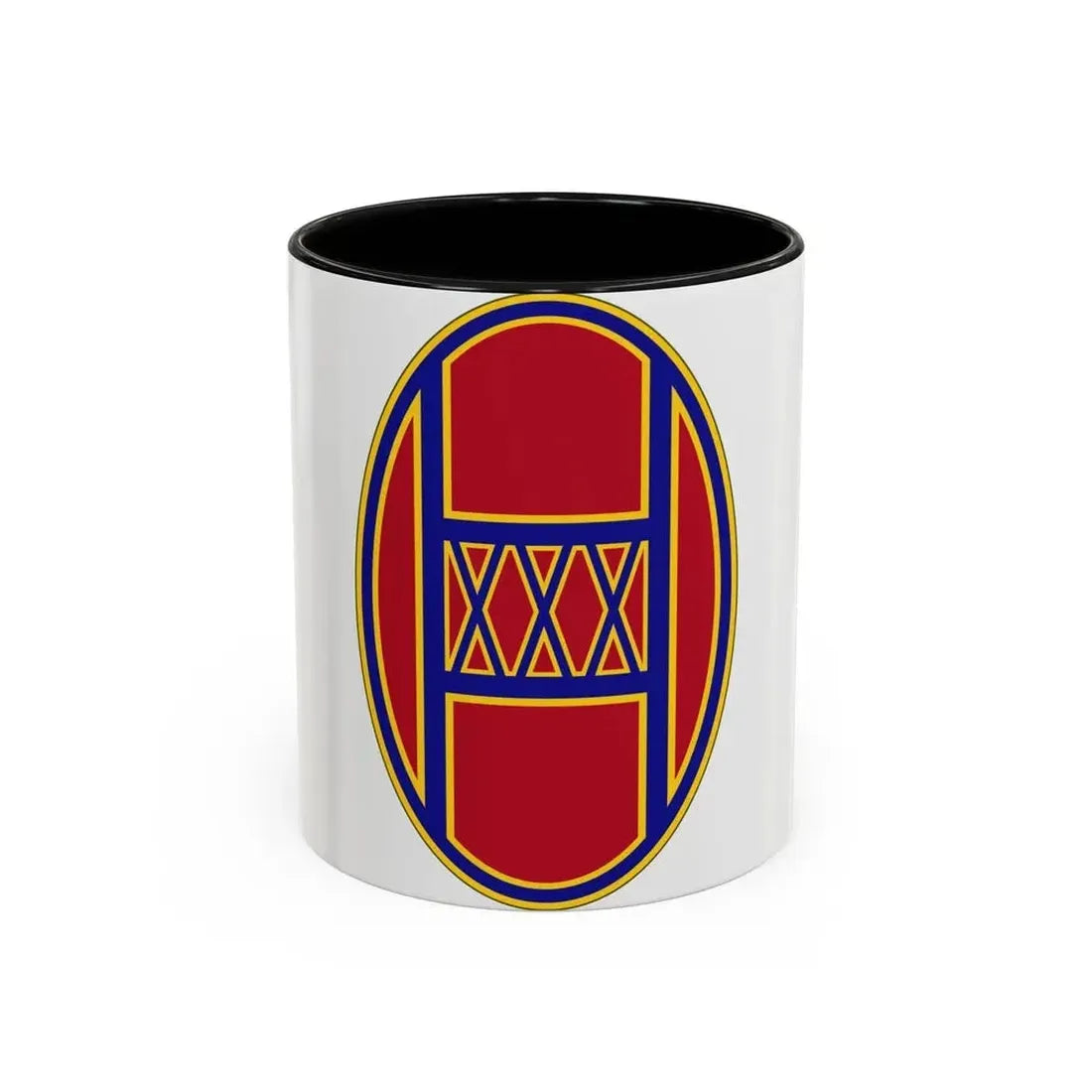 30th Armored Brigade (U.S. Army) Accent Coffee Mug 11oz Black - Go Mug Yourself