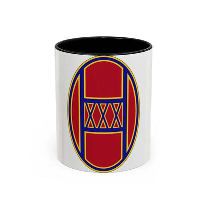 30th Armored Brigade (U.S. Army) Accent Coffee Mug 11oz Black - Go Mug Yourself