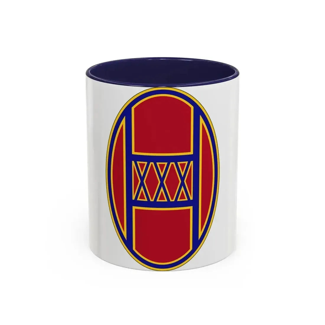 30th Armored Brigade (U.S. Army) Accent Coffee Mug 11oz Navy - Go Mug Yourself