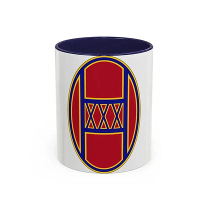 30th Armored Brigade (U.S. Army) Accent Coffee Mug 11oz Navy - Go Mug Yourself