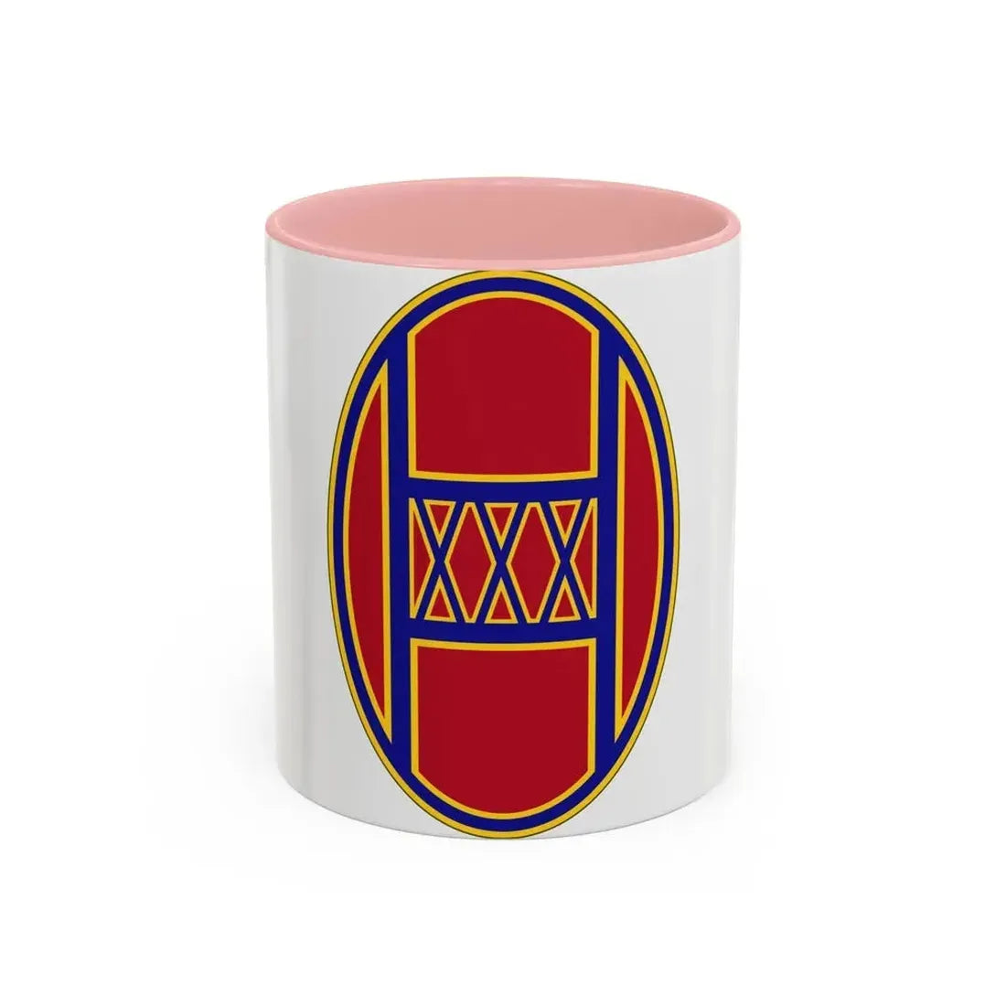 30th Armored Brigade (U.S. Army) Accent Coffee Mug 11oz Pink - Go Mug Yourself
