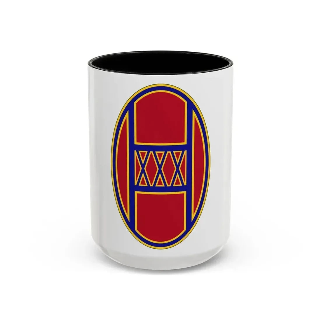 30th Armored Brigade (U.S. Army) Accent Coffee Mug 15oz Black - Go Mug Yourself