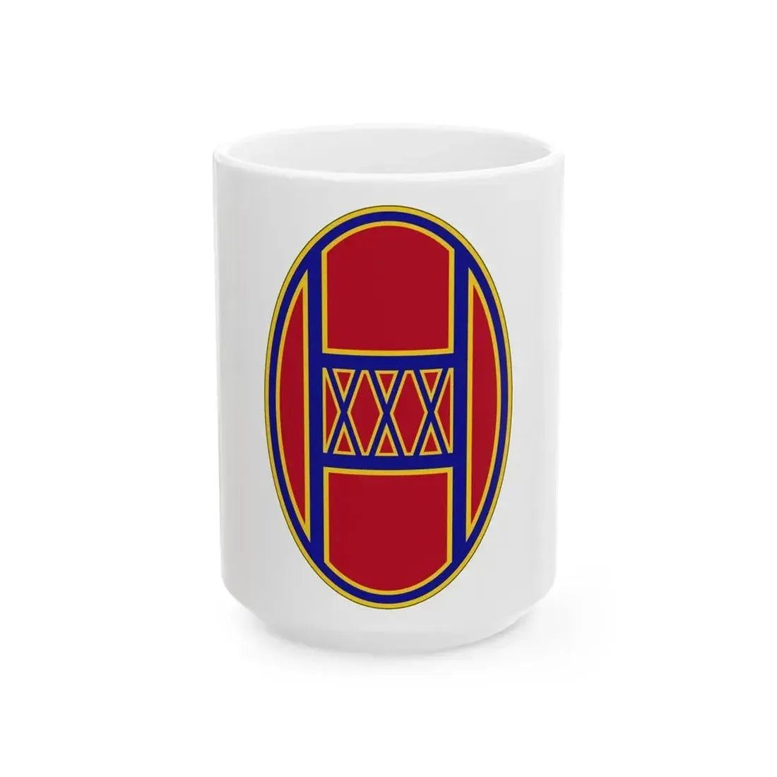 30th Armored Brigade (U.S. Army) White Coffee Mug 15oz - Go Mug Yourself