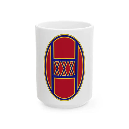 30th Armored Brigade (U.S. Army) White Coffee Mug 15oz - Go Mug Yourself