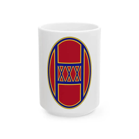 30th Armored Brigade (U.S. Army) White Coffee Mug 15oz - Go Mug Yourself
