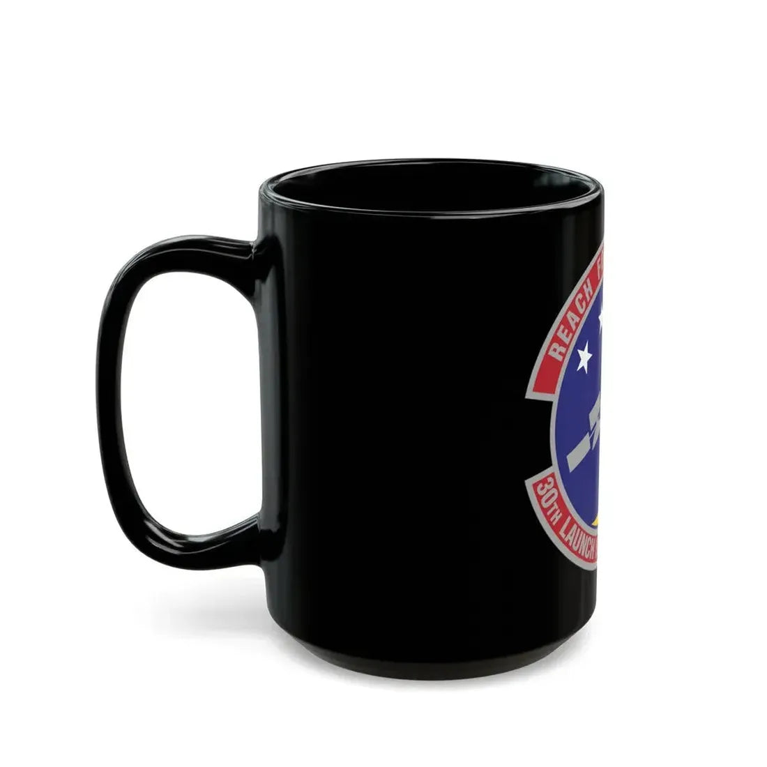 30th Launch Support Squadron (U.S. Air Force) Black Coffee Mug - Go Mug Yourself