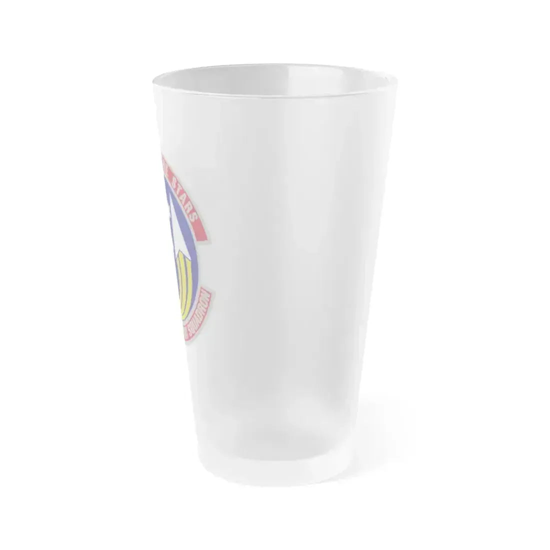 30th Launch Support Squadron (U.S. Air Force) Frosted Pint Glass 16oz - Go Mug Yourself
